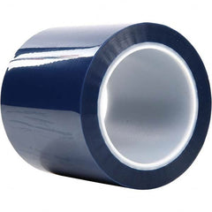 3M - 72 Yd x 4" Blue Polyester Film Tape - Exact Industrial Supply