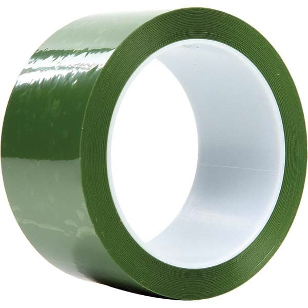 3M - 72 Yd x 12" Translucent Green Polyester Film Tape - Exact Industrial Supply