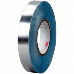 3M - 60 Yd x 4" x 5.5 mil Silver Aluminum Foil Tape - Exact Industrial Supply