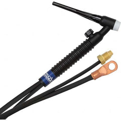 PRO-SOURCE - 150 Amp 25' Rubber Outfit 17V Air Cooled TIG Welding Torch Kit - Exact Industrial Supply