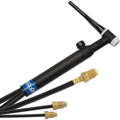 PRO-SOURCE - 350 Amp 12-1/2' Rubber Outfit 18V Water Cooled TIG Welding Torch Kit - Exact Industrial Supply