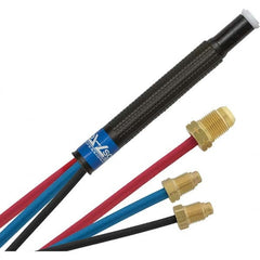 PRO-SOURCE - 250 Amp 25' Rubber Outfit 20P Water Cooled TIG Welding Torch Kit - Exact Industrial Supply