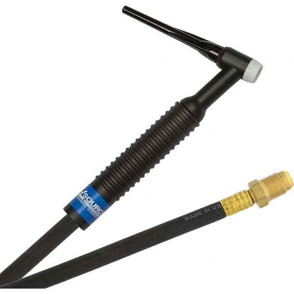 PRO-SOURCE - 200 Amp 25' Rubber Outfit 26F Air Cooled TIG Welding Torch Kit - Exact Industrial Supply