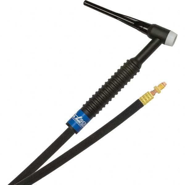 PRO-SOURCE - 150 Amp 25' Rubber Outfit 17 Air Cooled TIG Welding Torch Kit - Exact Industrial Supply