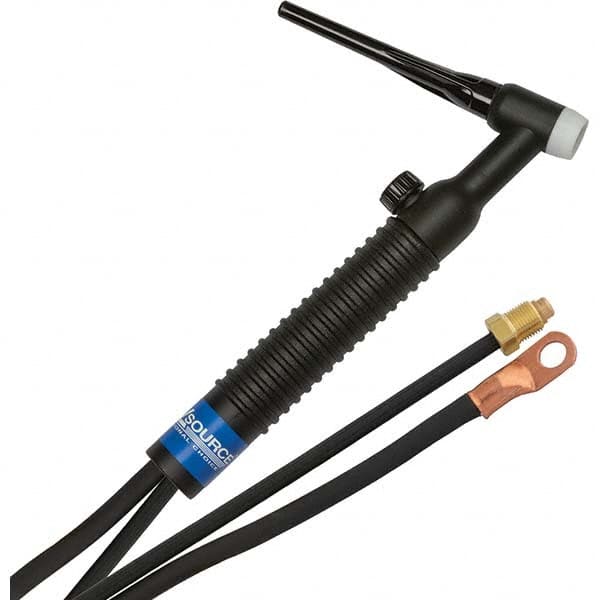 PRO-SOURCE - 200 Amp 25' Rubber Outfit 26V Air Cooled TIG Welding Torch Kit - Exact Industrial Supply