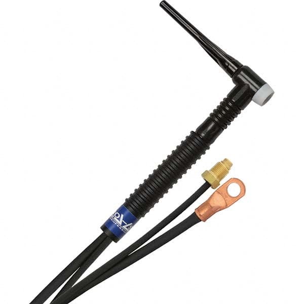 PRO-SOURCE - 150 Amp 25' Rubber Outfit 17FMT Air Cooled TIG Welding Torch Kit - Exact Industrial Supply