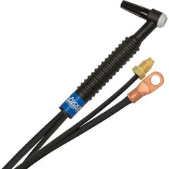 PRO-SOURCE - 125 Amp 12-1/2' Rubber Outfit 9F Air Cooled TIG Welding Torch Kit - Exact Industrial Supply