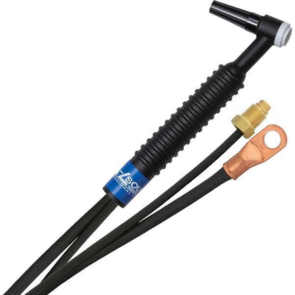 PRO-SOURCE - 125 Amp 25' Rubber Outfit 9 Air Cooled TIG Welding Torch Kit - Exact Industrial Supply