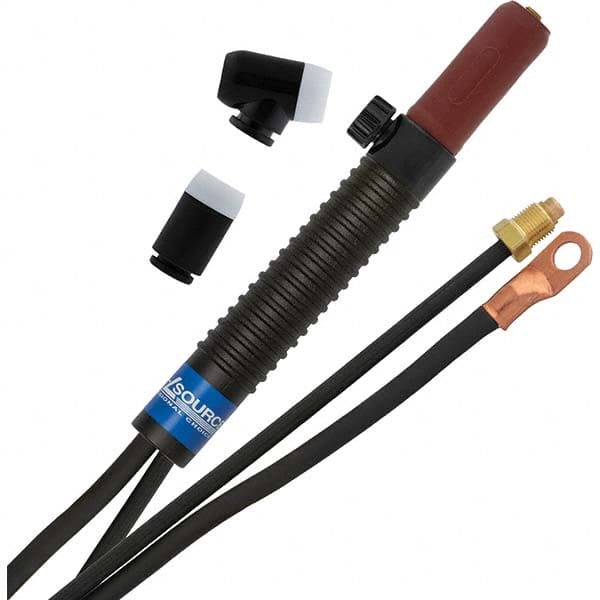 PRO-SOURCE - 200 Amp 12-1/2' Rubber Outfit 200M Air Cooled TIG Welding Torch Kit - Exact Industrial Supply