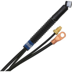 PRO-SOURCE - 80 Amp 12-1/2' Rubber Outfit 24FMT Air Cooled TIG Welding Torch Kit - Exact Industrial Supply