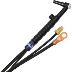 PRO-SOURCE - 125 Amp 25' Rubber Outfit 9FV Air Cooled TIG Welding Torch Kit - Exact Industrial Supply