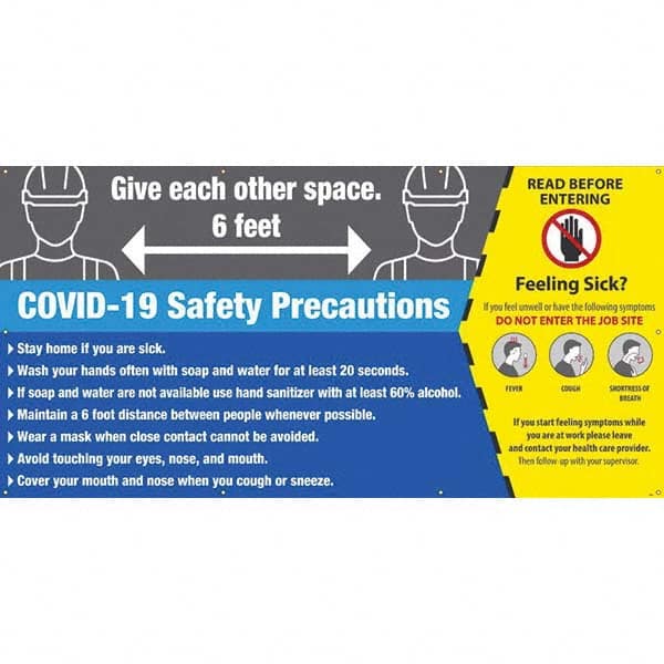 NMC - Banners Message Type: General Information Legend: COVID-19 Safety Precautions - Exact Industrial Supply