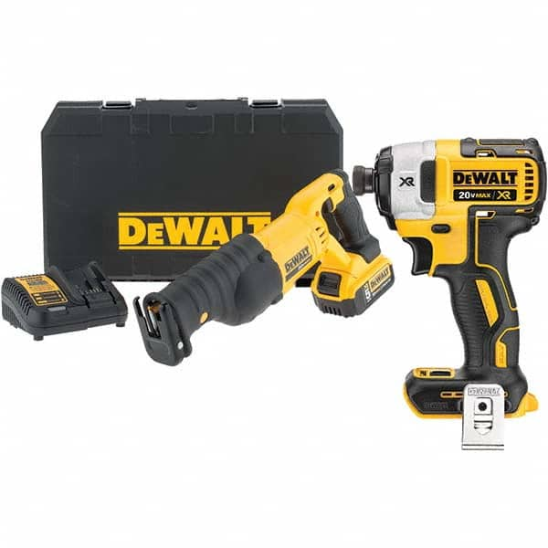 DeWALT - Cordless Reciprocating Saws Voltage: 20.0 Battery Chemistry: Lithium-Ion - Exact Industrial Supply