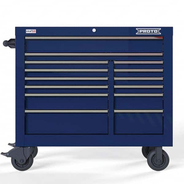 Proto - Tool Roller Cabinets Drawers Range: 11 - 15 Drawers Width Range: 36" - 47.9" - Exact Industrial Supply