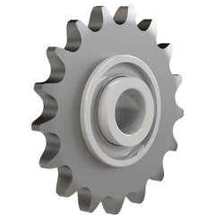 Chain Idler Sprockets; Bore Diameter: 0.6350; Pitch: 0.75 in; Compatible Shaft Diameter: 0.625 in; Number Of Strands: 1; Bearing Type: Ball; Material: Steel; Number of Teeth: 13; Minimum Order Quantity: Steel; Shaft Diameter (Inch): 0.625 in; Chain Size N
