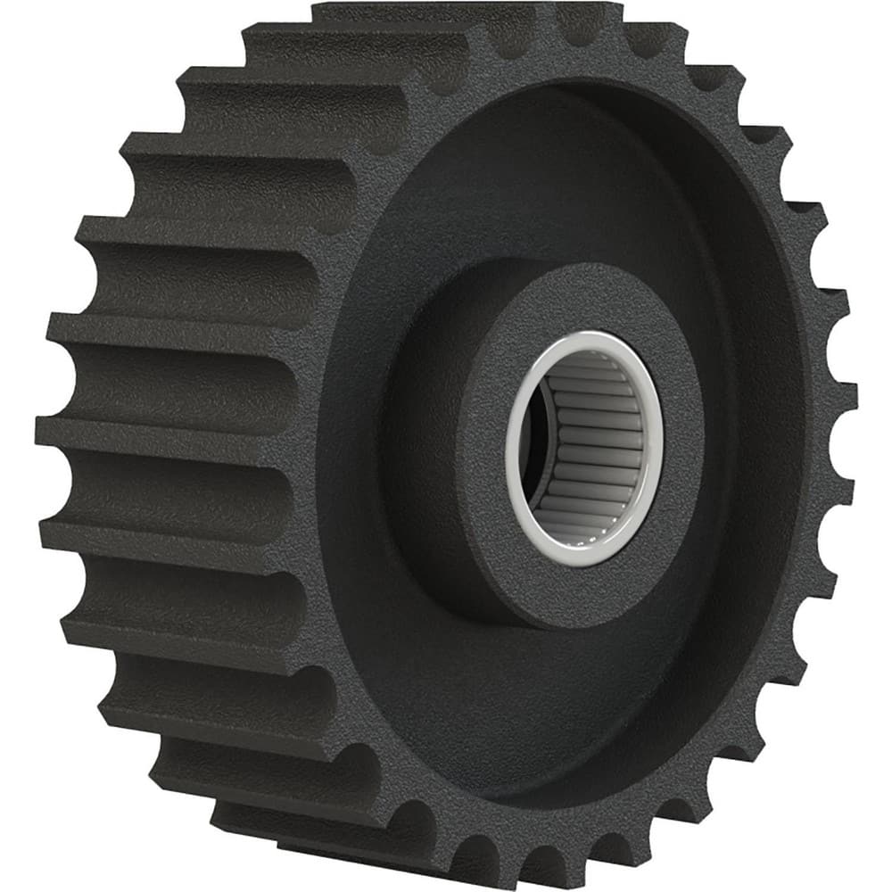 Drive Tighteners, Idlers & Aligners; Product Type: Powergrip HTD Idler Sprocket; Material: Composite Nylon; Width (Inch): 2; Width (Decimal Inch): 2; Mounting Hole Diameter: 1.0000; Bore Diameter: 1.0000; Overall Diameter: 2.859; Minimum Order Quantity: C