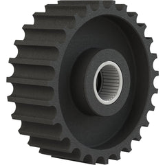 Idler Pulleys; Inside Diameter (mm): 1 in; For Belt Trade Size: H; Pulley Slot Width: 2.063; Belt Type: H; Inside Diameter (Inch): 1 in; Outside Diameter (Inch): 4.903 in; Outside Diameter (Decimal Inch): 4.903 in; Inside Diameter: 1 in; Outside Diameter: