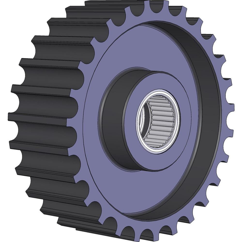 Drive Tighteners, Idlers & Aligners; Product Type: Powergrip HTD Idler Sprocket; Material: Cast Iron; Width (Inch): 1; Width (Decimal Inch): 1; Mounting Hole Diameter: 1.0000; Bore Diameter: 1.0000; Overall Diameter: 1.851; Minimum Order Quantity: Cast Ir