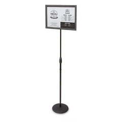 Sign Holders & Frames; Product Type: Sign Frame; Material: Aluminum; Color: Economy; Indoor/Outdoor: Indoor; Mount Type: Free Standing; Sign Holder Height (Decimal Inch): 53.5; Sign Holder Width (Inch): 11; Signs Held: 1; Sign Holder Width: 11; Sign Holde