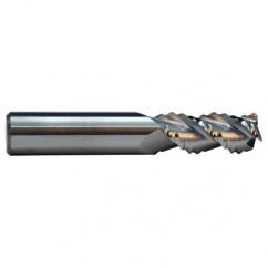 1/4 Dia. X 3/4 LOC x 2-1/2 OAL 3 Flute Carbide End Mill-Uncoated - Exact Industrial Supply