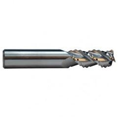 1/4 Dia. X 3/4 LOC x 2-1/2 OAL 3 Flute Carbide End Mill-Uncoated - Exact Industrial Supply