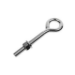 Fixed Lifting Eye Bolt: Without Shoulder, 7,200 lb Capacity, 3/4 ™ Thread, Steel Partially Threaded, 15″ Shank, 5″ Thread Length