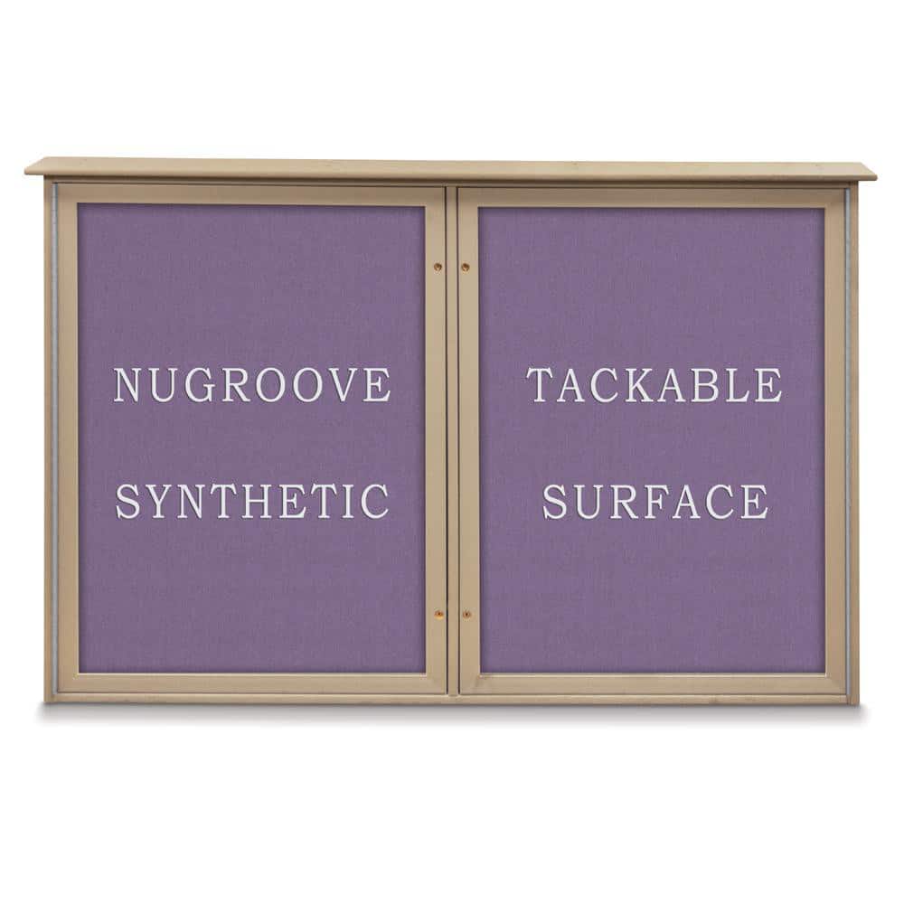 Cork Bulletin Boards; Bulletin Board Type: Enclosed Cork Bulletin Boards; Board Color: Natural Cork; Material: Recycled Plastic; Cork Over Fiberboard; Width (Inch): 48; Overall Height: 36; Overall Thickness: 5.5; Frame Material: Recycled Plastic; Overall