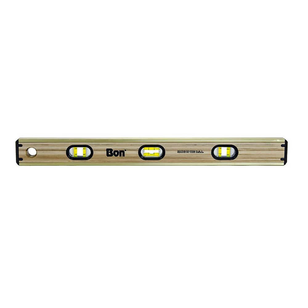 Box Beam, I-Beam & Torpedo Levels; Level Type: I-Beam; Vial Style: Bubble; Length (Inch): 24.0000; Magnetic: No; Body Material: Wood; Vial Types: Clear