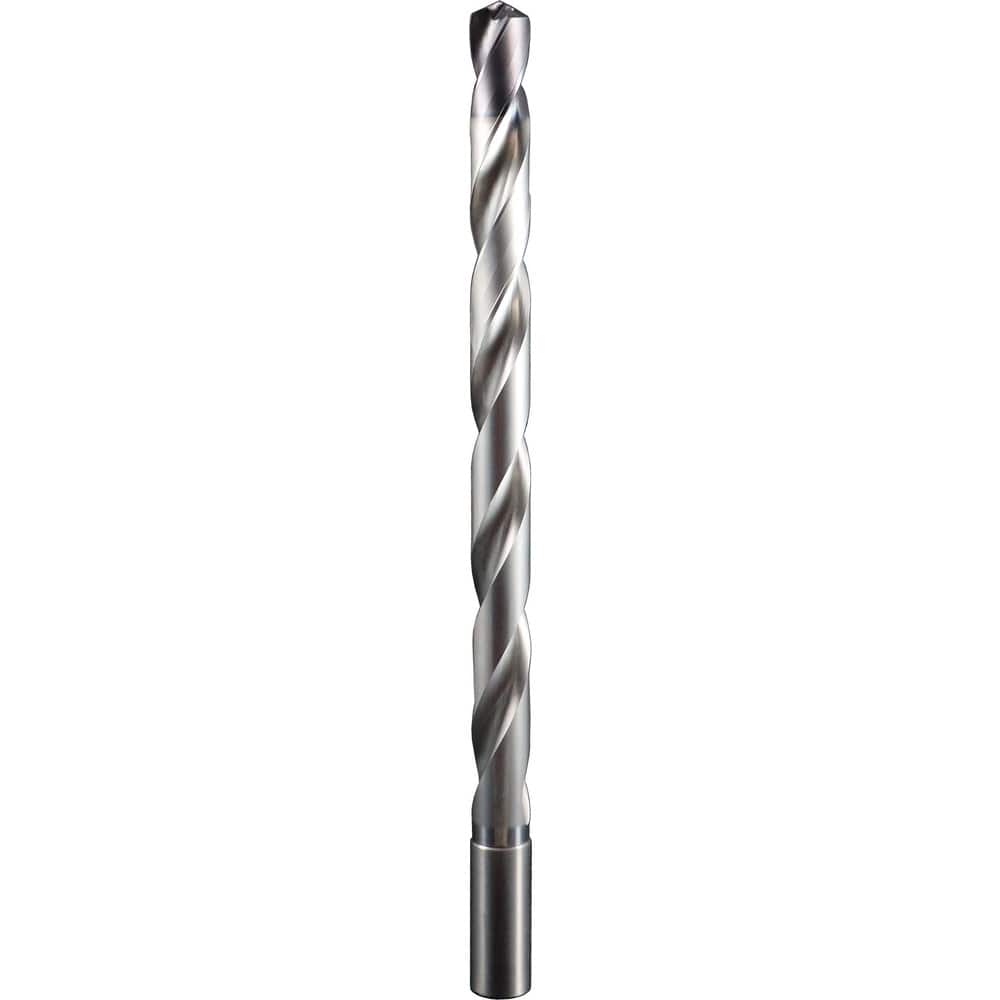 Extra Length Drill Bit: 0.2756″ Dia, 137 °, Solid Carbide TX Finish, 146.05″ OAL, Spiral Flute, Straight-Cylindrical Shank, Series 142P