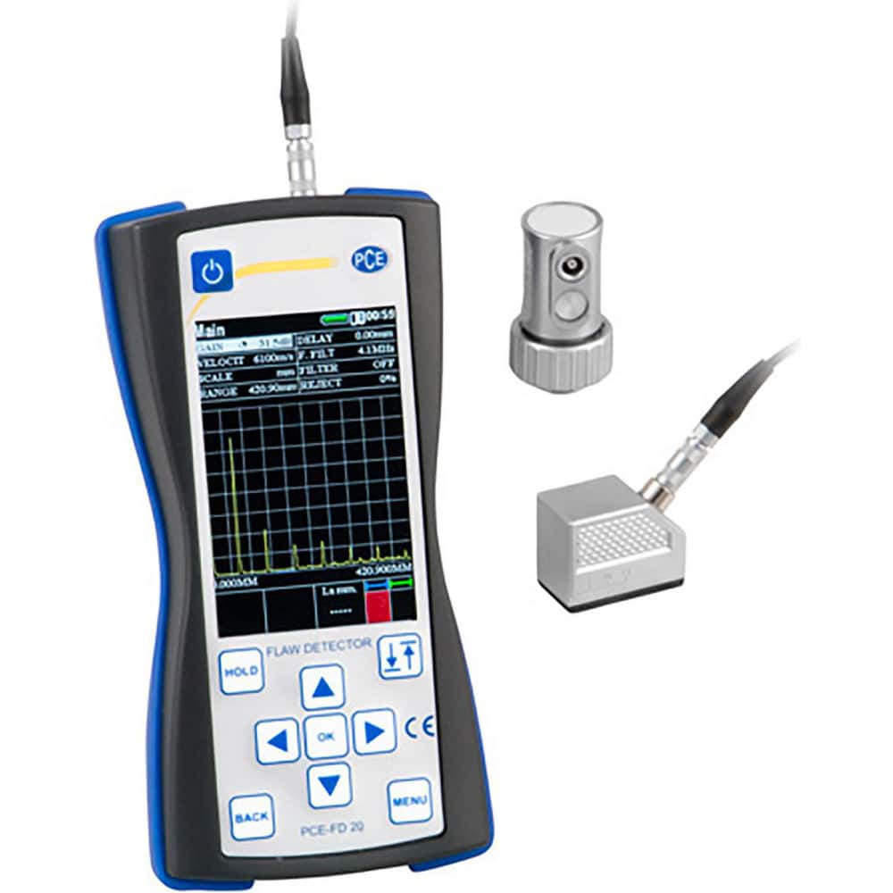 Electronic Thickness Gages; Minimum Measurement (mm): 1; Minimum Measurement (Decimal Inch): 1; Maximum Measurement: 750.00; Maximum Measurement (Inch): 750.00; Maximum Measurement (mm): 750.00; Anvil Tip Shape: Round; Resolution (mm): 0.100; Resolution (