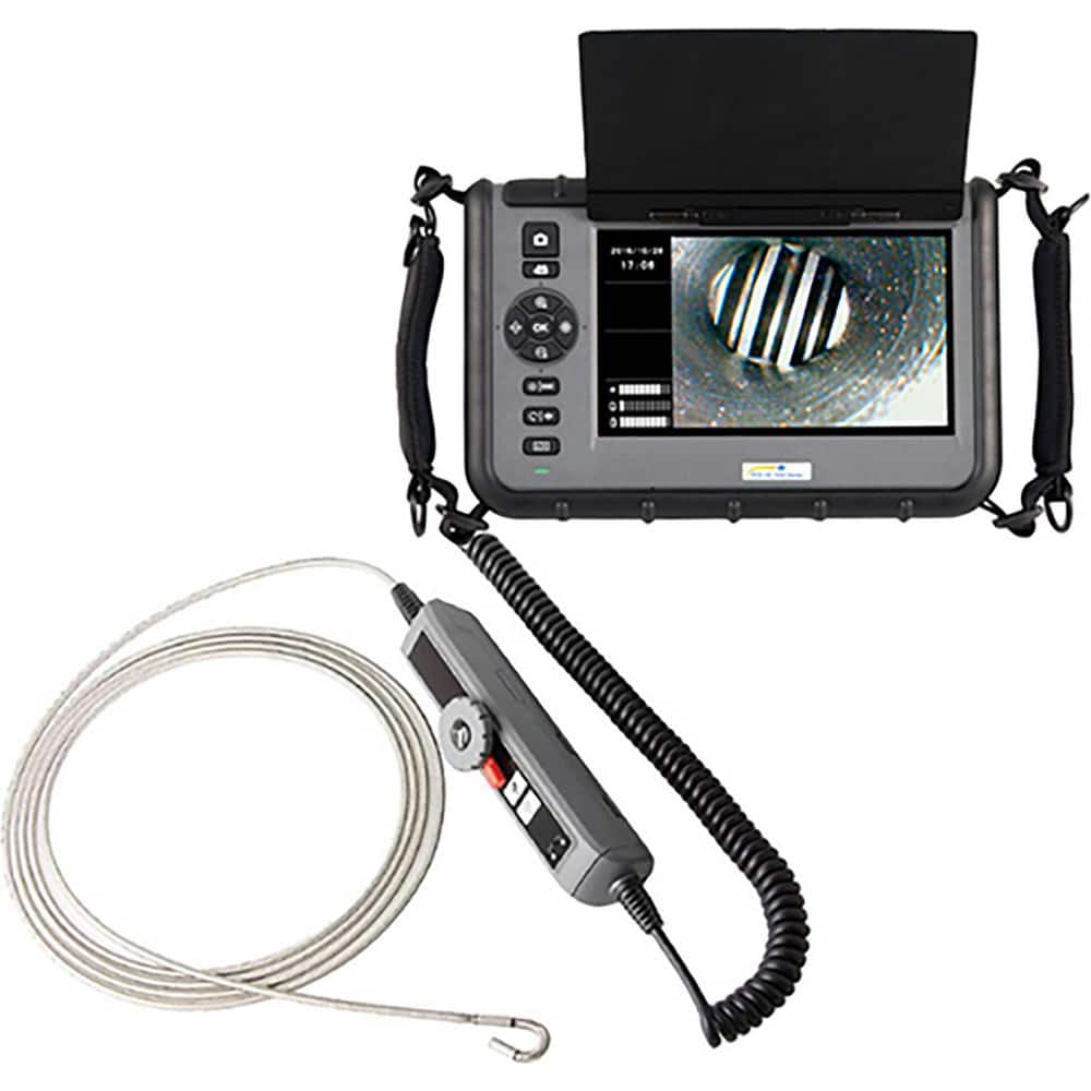 Inspection Cameras & Video Borescopes; Type: Data Logging Video Borescope; Compact Video Borescope; Video Inspection System; Probe Length (Inch): 1.50; Probe Diameter (Inch): 4.5 mm; Magnification: 0x; Field Of View: 90.000; Wireless Connection: No; Shaft
