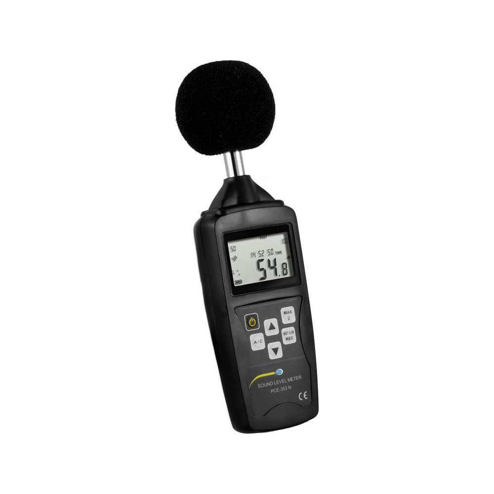 Sound Meters; Meter Type: Class 2 Sound Meter; Frequency Weighting: A & C; Maximum Decibel Rating: 130; Minimum Decibel Rating: 35; Display Type: LCD; Accuracy (dB):  ™1.5 dB (at 1 KHz and 94 dB), class 2; Accuracy:  ™1.5 dB (at 1 KHz and 94 dB), class 2