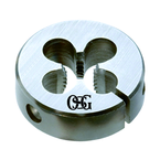 1-3/8-12 x 3" OD High Speed Steel Round Adjustable Die - Exact Industrial Supply
