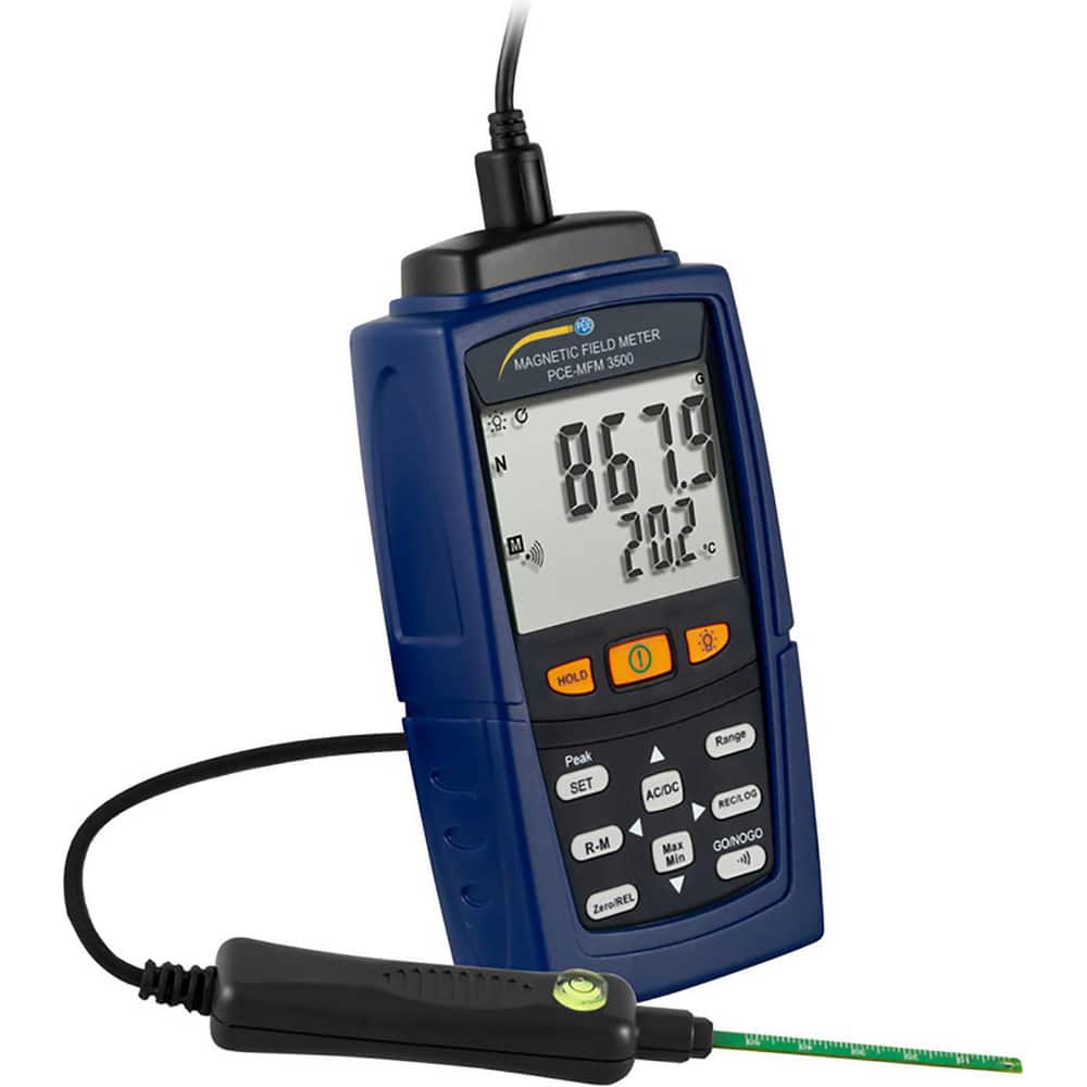 EMF Meters; Meter Type: EMF/ELF; RF/EMF; Display Type: Digit LCD; Monitors: Magnetic Fields; Minimum Frequency: 0 Hz; Maximum Frequency: 500 Hz; Features: 6625