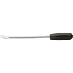 Pry Bars; Prybar Type: Prybar with Handle; End Angle: Offset; End Style: Curved; Material: Vanadium Steel; Bar Shape: Octagonal; Overall Length (mm): 300.00; Features: Ergonomic Polyvinylchloride Handle; Very Robust & Resilient; Overall Length: 300.00