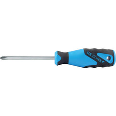 Phillips Screwdrivers; Tip Size: #2; Overall Length: 210.00; Handle Type: Ergonomic; Overall Length (Inch): 210.00; Features: 3-Component Handle Power-Grip With Hanging Hole; Standards: DIN ISO 8764; Overall Length (Inch): 210.00