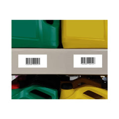 Label: 3″ Wide, 0.75″ High Permanent Adhesive, Vinyl