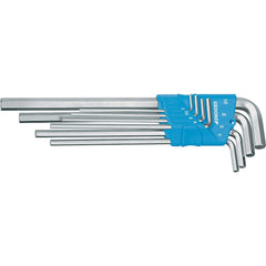 Hex Key Sets; Ball End: No; Handle Type: L-Handle; Hex Size: 8 mm; 5 mm; 6 mm; 2.5 mm; 4 mm; 2 mm; 10 mm; 3 mm; Container Type: Plastic Holder; Material: Chrome-Vanadium Steel 61CrSiV5; Number Of Pieces: 8