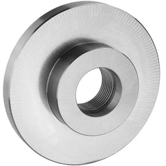 Lathe Chuck Adapter Back Plates; Nominal Chuck Size: 5 in; Mount Type:  Threaded Mount: 2-3/16 - 10; Spindle Nose Type: Threaded; Chuck Compatibility: 1-107-0500; 1-201-0500; 1-105-0500; 1-202-0500; 1-401-0500; 1-106-0500; 1-302-0500; 1-203-0500; Through-