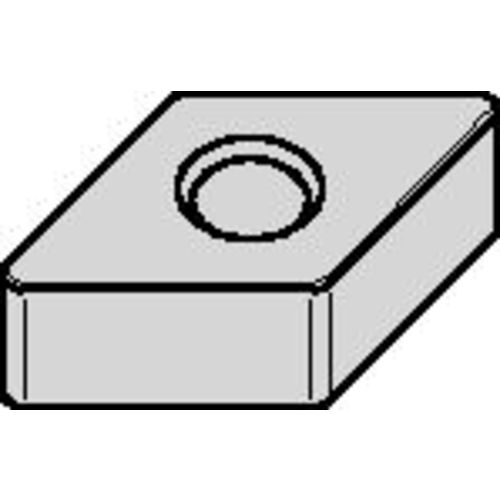 DNGA 433 A|None CW2015, 3/64″ Corner Radius, 3/16″ Thick, 1/2″ Inscribed Circle, Uncoated, Turning Indexable Insert - Exact Industrial Supply