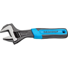 Adjustable Wrenches; Maximum Jaw Capacity: 25 mm; Finish: Black Phosphate; Chrome-Plated; Handle Type: Ergonomic; Standards: ISO 6787; Overall Length: 8.00