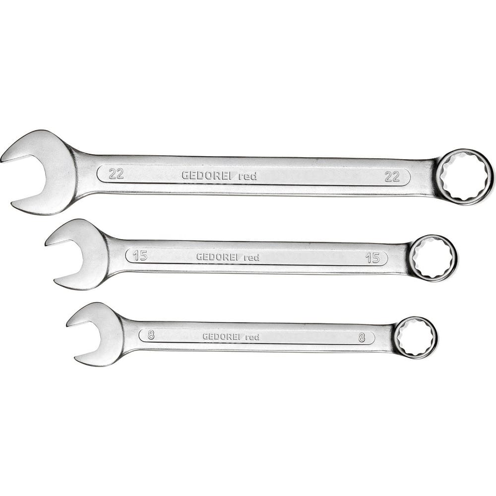 Wrench Sets; Set Type: Combination Wrench Set; Wrench Size: 27 mm; 32 mm; 24 mm; 30 mm; 10 mm; 11 mm; 7 mm; 16 mm; 8 mm; 6 mm; 13 mm; 19 mm; 20 mm; 18 mm; 12 mm; 17 mm; 21 mm; 14 mm; 15 mm; 22 mm; 9 mm; Material: Vanadium Steel; Finish: Matte Satin; Chrom