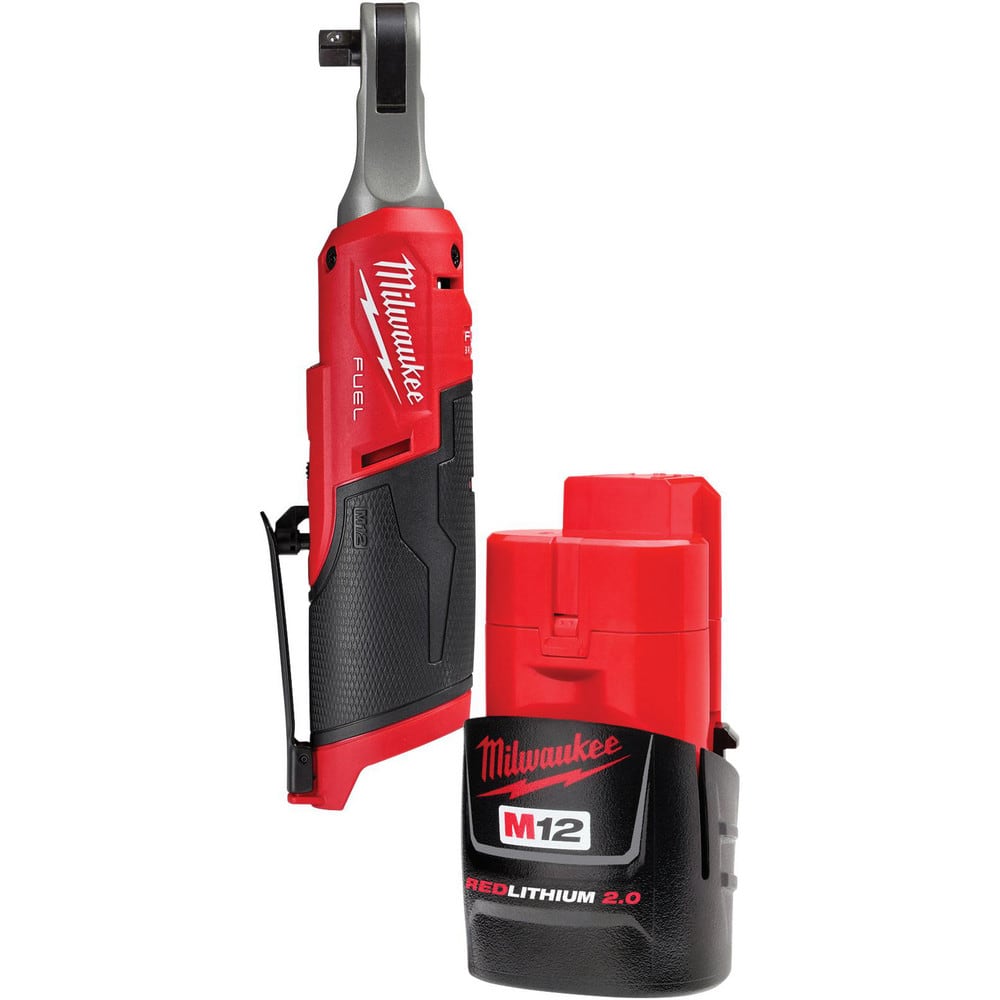 Cordless Impact Wrench: 12V, 3/8″ Drive, 450 RPM 1 M12 RED LITHIUM Battery Included, Charger Not Included