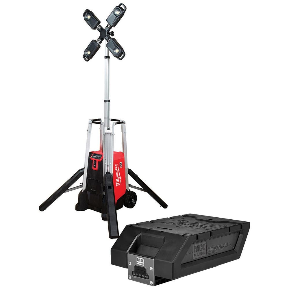 Portable Work Lights; Lumens: 27000; Includes: MX FUEL Red Lithium XC406 Battery Pack