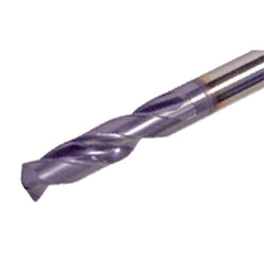 Screw Machine Length Drill Bit: [ATT_DrillBitSizeInch_NUM] 140 &deg N/A Solid Carbide Spiral Flute,  Series  SCD