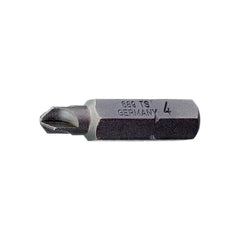 Specialty Screwdriver Bits; Bit Type: Four-Wing Torq; End Type: Single End; Drive Size (Inch): 0.25 in; Point Size: #2; Material: Vanadium Steel; Overall Length (Inch): 82.00; Overall Length (Decimal Inch): 82.00; Point Size: #2; Material: Vanadium Steel;