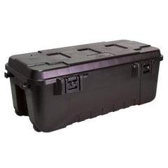 Totes & Storage Containers; Container Type: Cargo Box; Overall Height: 14 in; Overall Width: 18; Overall Length: 37.00; Load Capacity: 108 Quart; Lid Included: Yes; Lid Type: Tight Fitting; Material: Polypropylene; Stacking: Yes; Color: Black; Additional