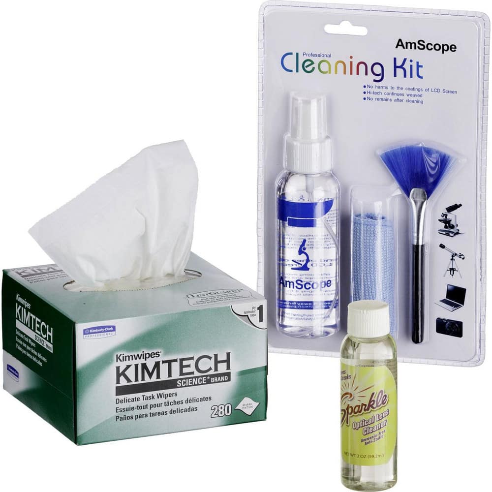 Microscope & Magnifier Accessories; Accessory Type: Cleaning Kit; Includes Magnifying Lens: No; For Use With: Microscope Lenses, Body & TV or Computer Screens