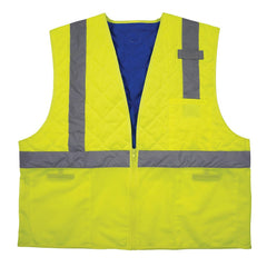 Cooling Vests; Cooling Technology: Evaporative Cooling Vest; Activation Method: Soak in Cold Water; Breakaway: No; Size: Small; Expandable: No; Color: Lime; Closure Type: Zipper; Number Of Pockets: 2.000; Closure: Zipper