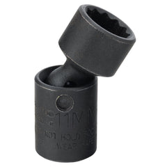 Impact Sockets; Drive Style: Square; Material: Steel; Finish: Black Oxide; Insulated: No; Non-sparking: No; Deep: No; Number Of Points: 12; Overall Length: 2.00